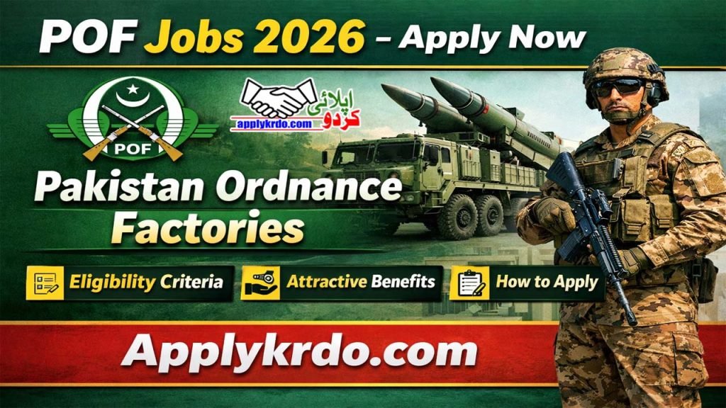 POF Jobs 2026 – Apply Now | Pakistan Ordnance Factories