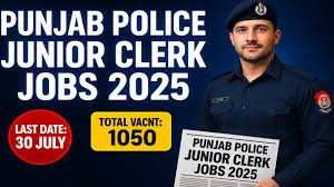 The official advertisement for Punjab Police Junior Clerk Jobs has been released for the 2026 recruitment cycle. Applications are invited from eligible candidates across all districts of Punjab. The last date to apply is expected to be February 15, 2026.