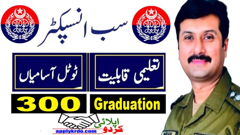 PPSC Sub Inspector Jobs 2025: 300+ Vacancies