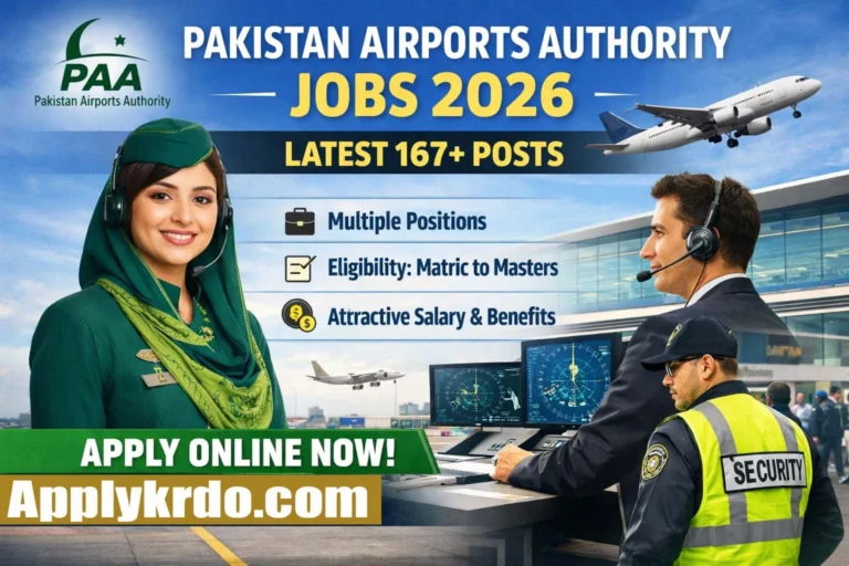 Pakistan Airports Authority Jobs 2026 Latest 167+ Post