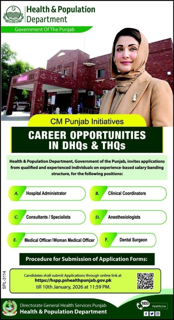  Join the Punjab Health & Population Department 2026 