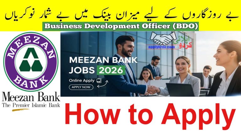 Meezan Bank BDO Jobs 2026 – Apply Online for Business Development Officer Batch