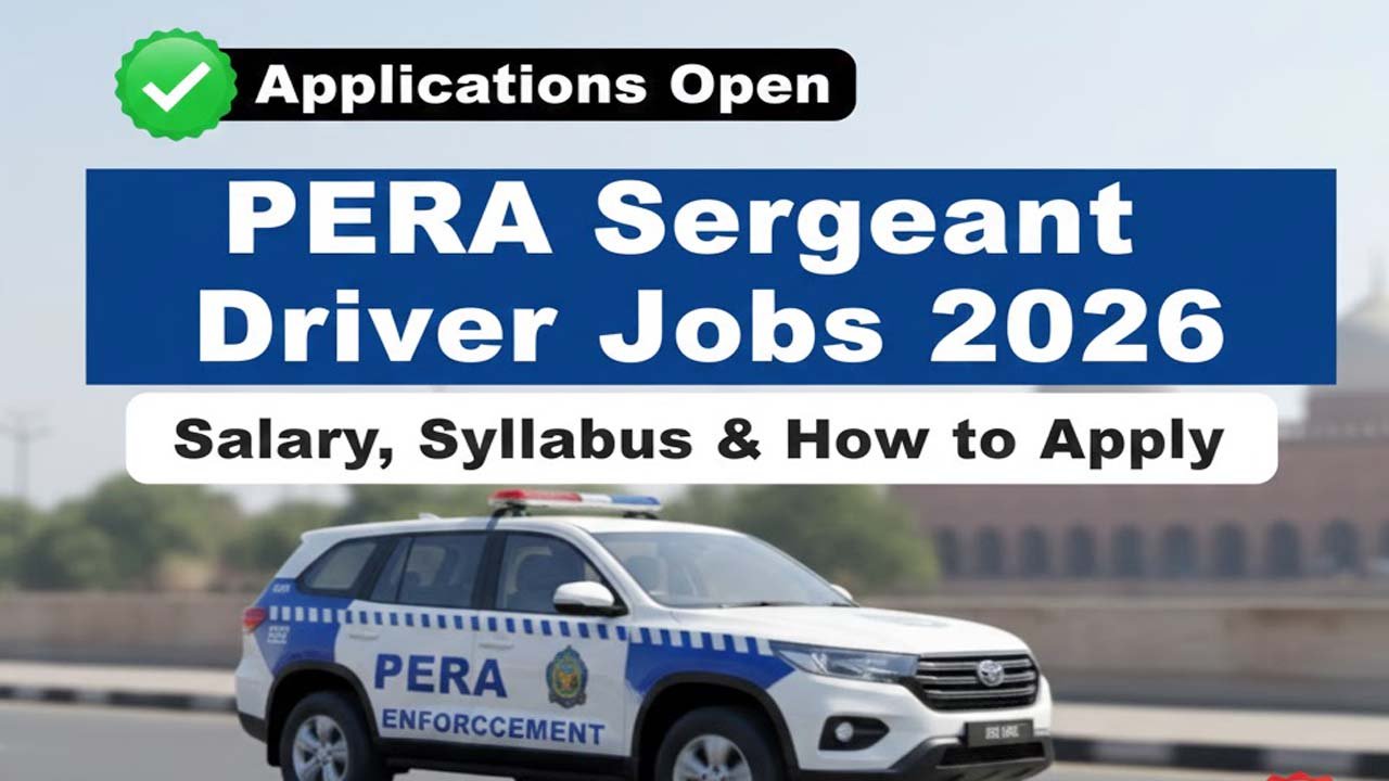PERA Sergeant Jobs 2026: Apply Online, Salary & Syllabus | 500 Posts