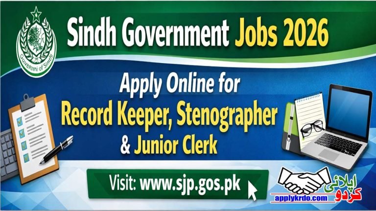 Sindh Treasury & Accounts Service Jobs 2026 | Apply Online at SJP.GOS.PK