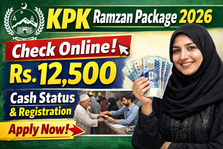 KPK Ramzan Package 2026 Check Online: Rs. 12,500 Cash Status & Registration