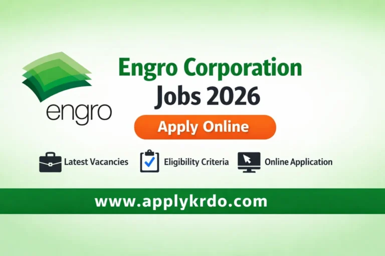 Engro Corporation Jobs 2026 Apply Online