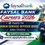 Faysal Bank Careers 2026: Apply for Branch Service Officer (BSO) Jobs Online
