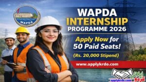 WAPDA Internship Programme 2026: Apply Now for 50 Paid Seats (Rs. 20,000 Stipend)