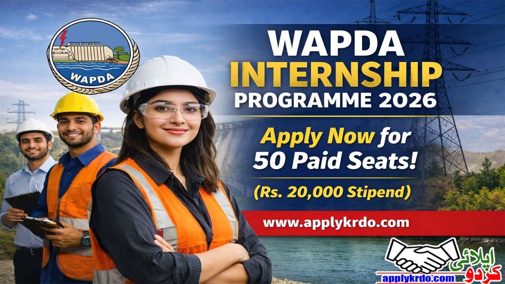 WAPDA Internship Programme 2026: Apply Now for 50 Paid Seats (Rs. 20,000 Stipend)