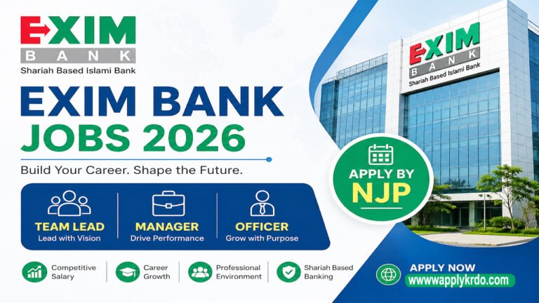 EXIM Bank Jobs 2026 – Team Lead, Manager, Officer – Apply by NJP