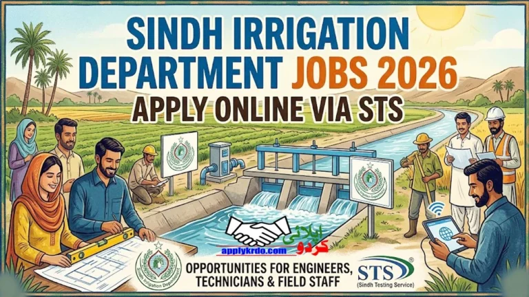 Sindh Irrigation Department Jobs 2026 Apply Online via STS