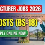 BZU Lecturer Jobs 2026: 14 Posts, BS-18, Apply Online
