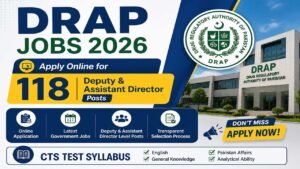DRAP Jobs 2026 | Apply Online for 118 Deputy & Assistant Director Posts