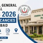 Federal General Hospital Jobs 2026: 14+ Vacancies in Islamabad