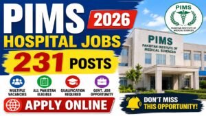 PIMS Hospital Jobs 2026: 231 Posts – Apply Online