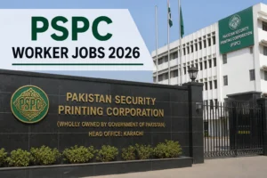 PSPC Worker Jobs 2026: Pakistan Security Printing Printing Corporation (PSPC)