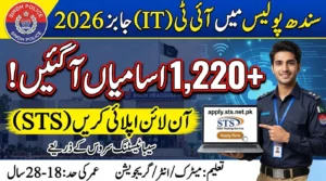 Sindh Police IT Jobs 2026: 1,220+ Vacancies – Apply Online via STS