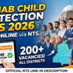 Punjab Child Protection Jobs 2026 – Apply Online via NTS