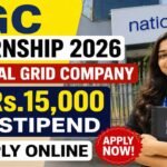 NGC Internship 2026: National Grid Company Rs.15,000 Stipend | Apply Online