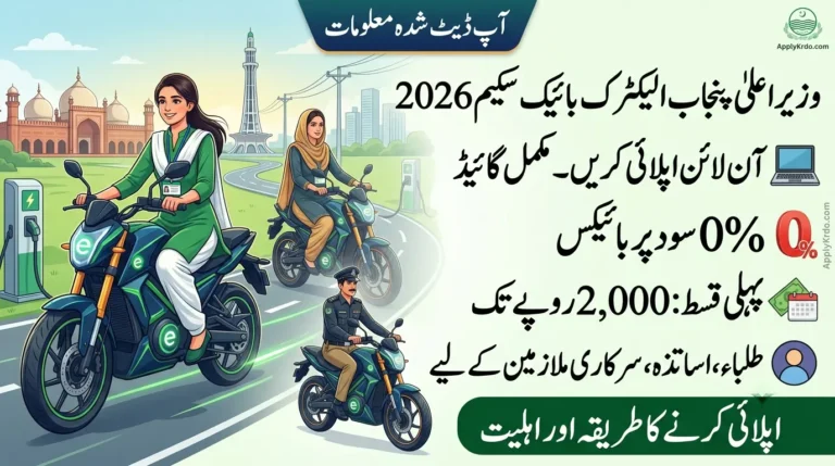 CM Punjab Electric Bike Scheme 2026 – Apply Online